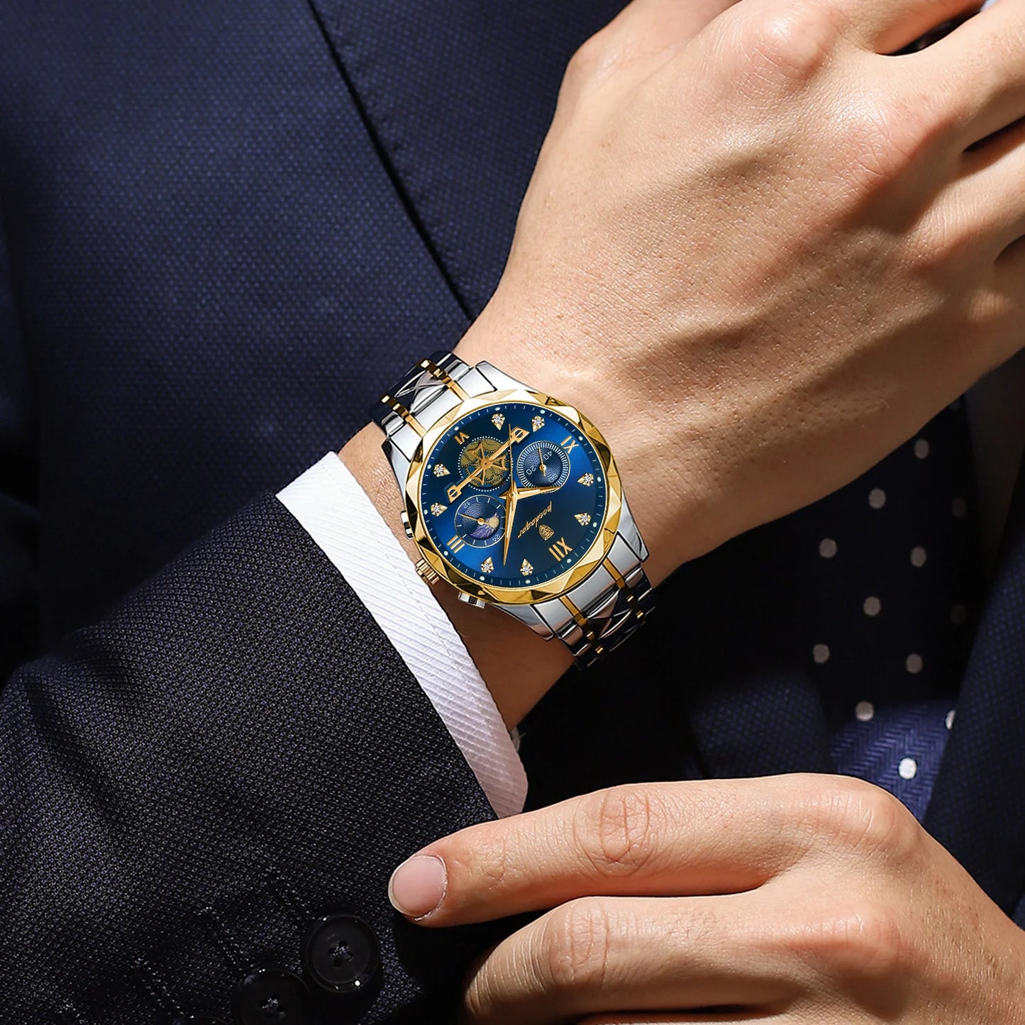 Poedagar Emerald Chronograph